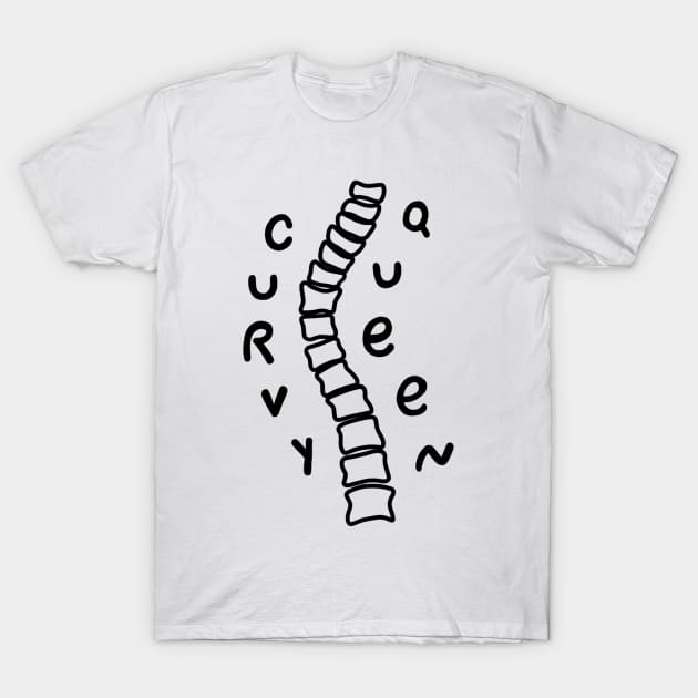 CURVY QUEEN T-Shirt by possumtees